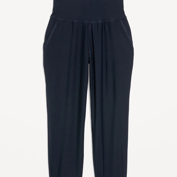 NWT OLD NAVY High-Waisted PowerSoft 7/8 Joggers BLUE OLD NAVY Size Medium - Picture 4 of 7